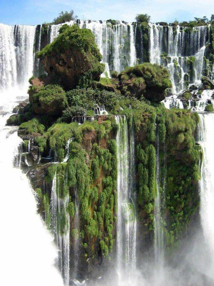 Iguazú Falls aerial view Argentina